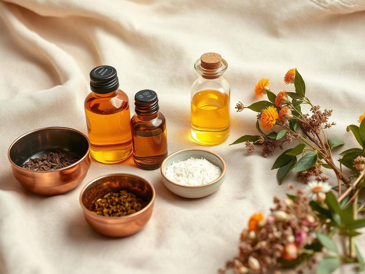 Ayurvediske urter og olier